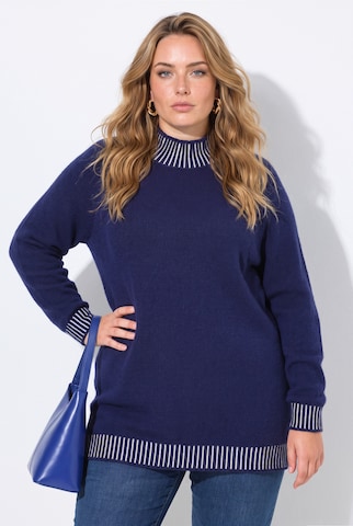 MIAMODA Sweater in Blue