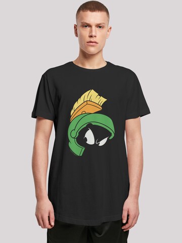 F4NT4STIC Shirt 'Marvin The Martian Face' in Black: front