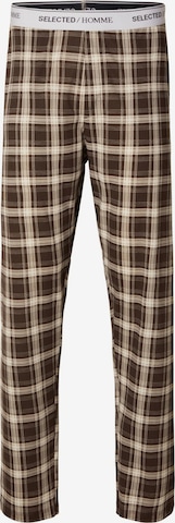 SELECTED HOMME Long Pajamas in Brown
