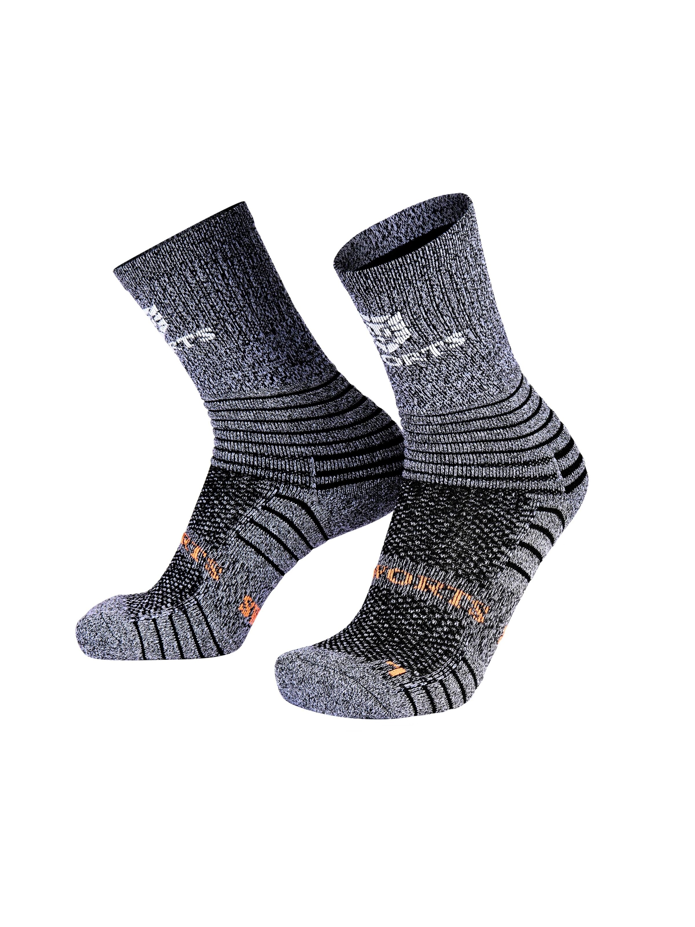 SWORTS Athletic Socks 'CUSHION' in Grey: front