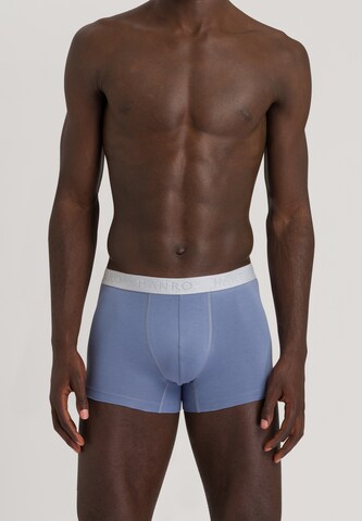 Hanro Boxer shorts ' Cotton Essentials ' in Blue