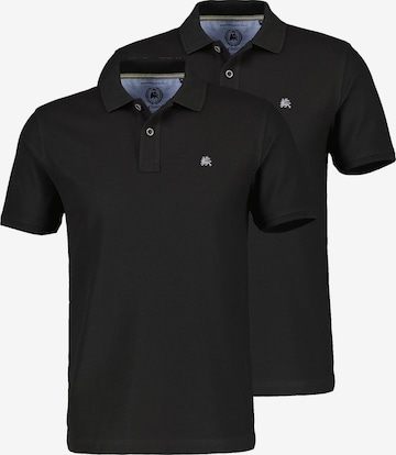 LERROS Shirt 'Basic' in Schwarz: Vorderseite