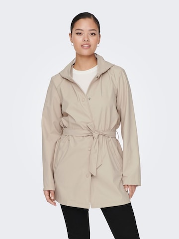 Manteau mi-saison 'Shelby' JDY en beige : devant