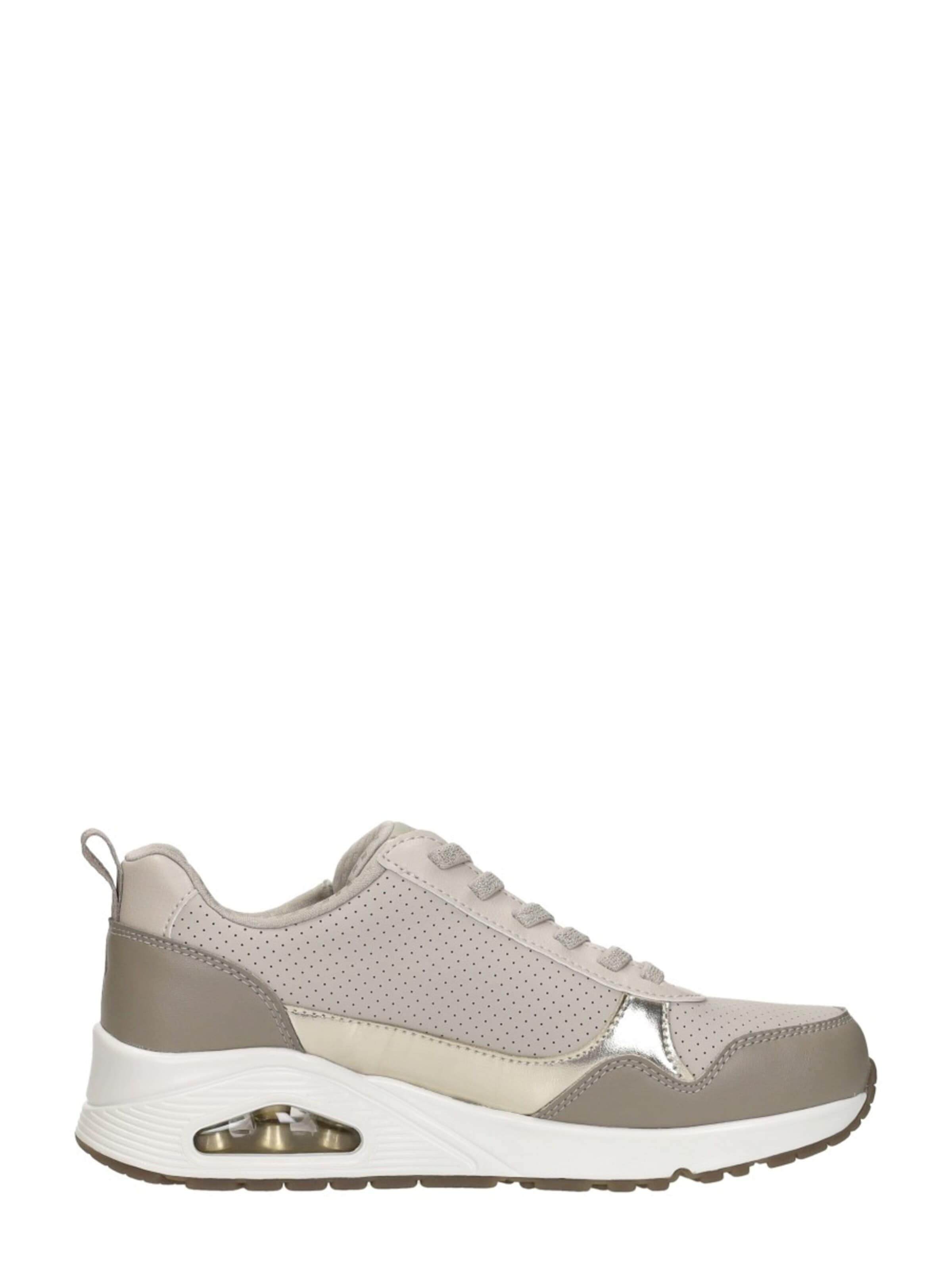 SKECHERS Sneakers laag 'Uno - Metallic Sliders' in Beige