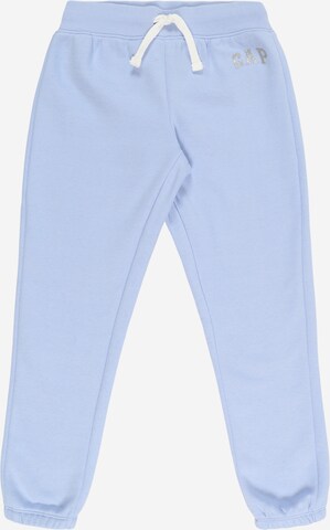 GAP Tapered Broek in Blauw: voorkant