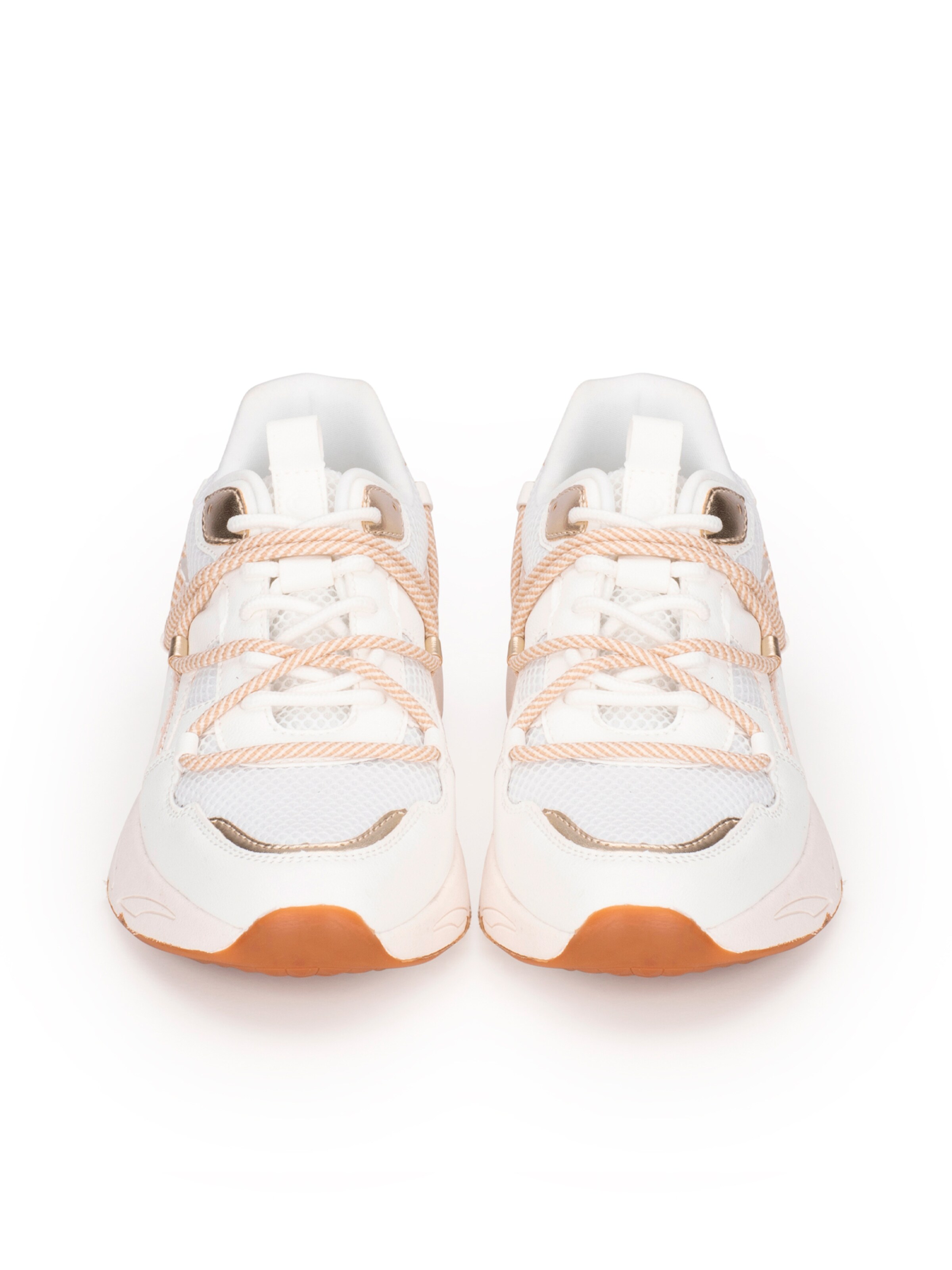 Baskets basses 'CARI' POSH by Poelman en blanc