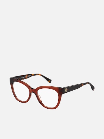 TOMMY HILFIGER - Gafas de sol 'Tommy Hilfiger TH 2054 Black havana 52/19/140 WOMAN Eyewear Frame' en rojo: frente