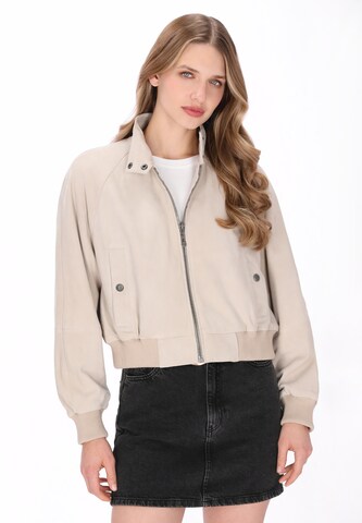 DreiMaster Vintage - Casaco meia-estação em branco: frente