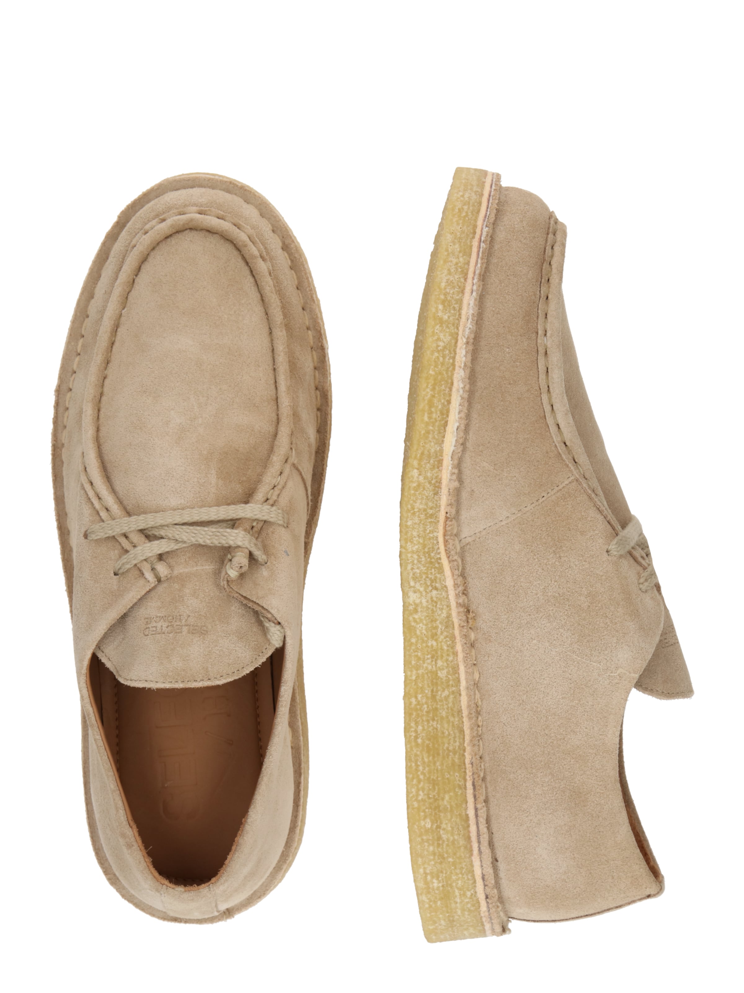 SELECTED Ботинки чукка 'SLHChristian' в Бежевый