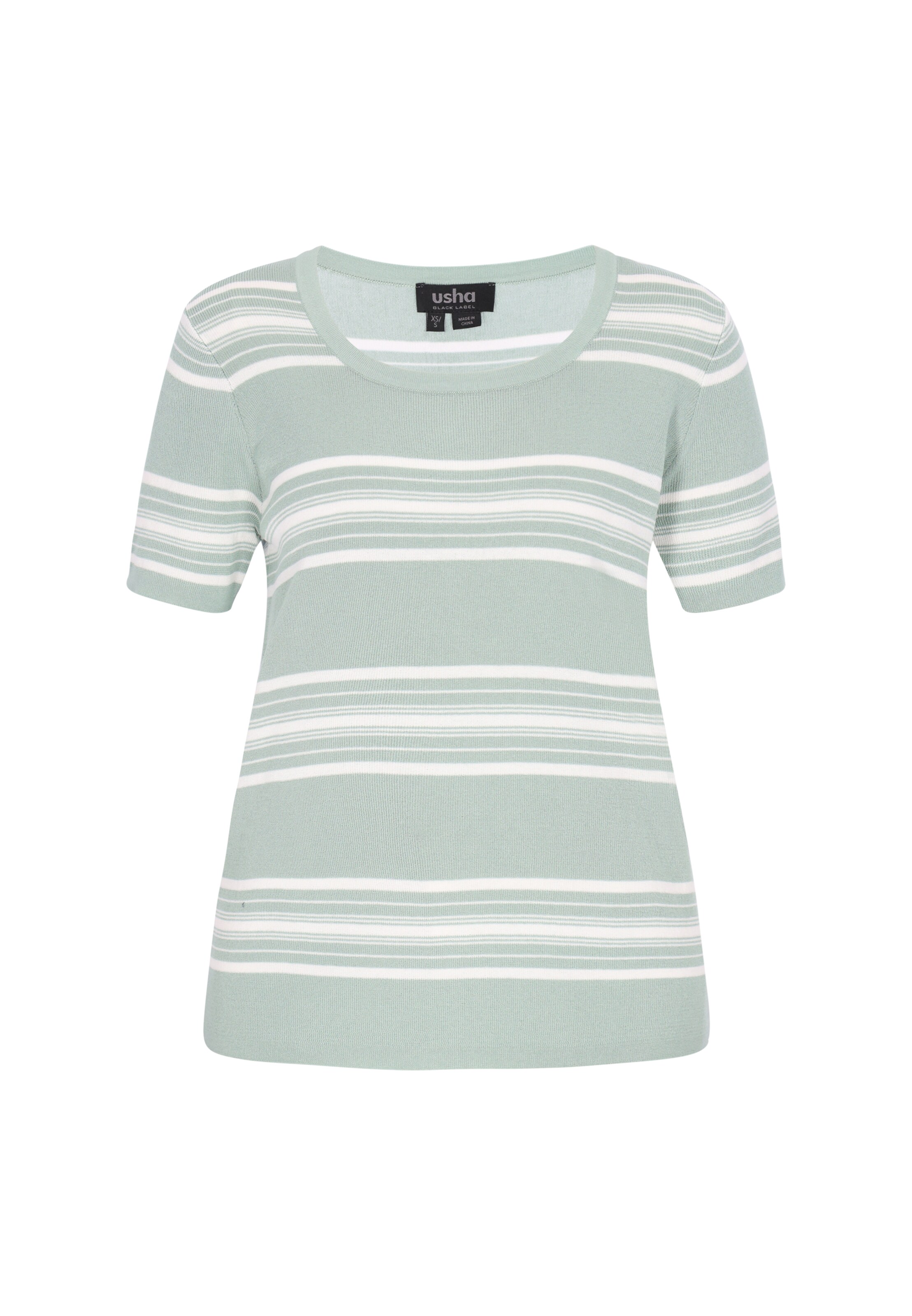 usha BLACK LABEL Pullover in Grün: Vorderseite