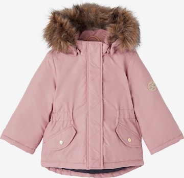 NAME IT Zimní bunda 'Mace' – pink: přední strana