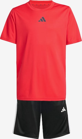 ADIDAS SPORTSWEAR Trainingsanzug 'Train Essentials' in Rot: Vorderseite