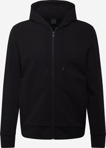 Hackett London Sweatjacke in Schwarz: predná strana