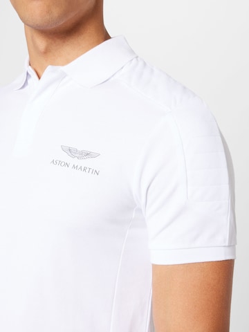 Maglietta 'AMR' di Hackett London in bianco