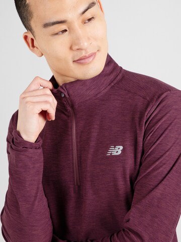 Maglia funzionale 'Space Dye' di new balance in lilla