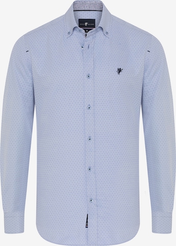 Chemise 'Brent' DENIM CULTURE en bleu : devant