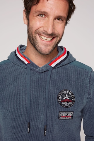 CAMP DAVID Sweater 'Alaska Ice Tour' in Blue