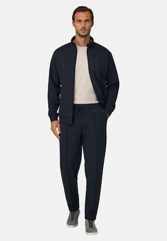 Boggi Milano Slim fit Chino trousers in Blue: front