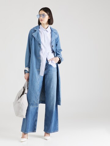 VERO MODA Between-Seasons Coat 'ADISON' in Blue