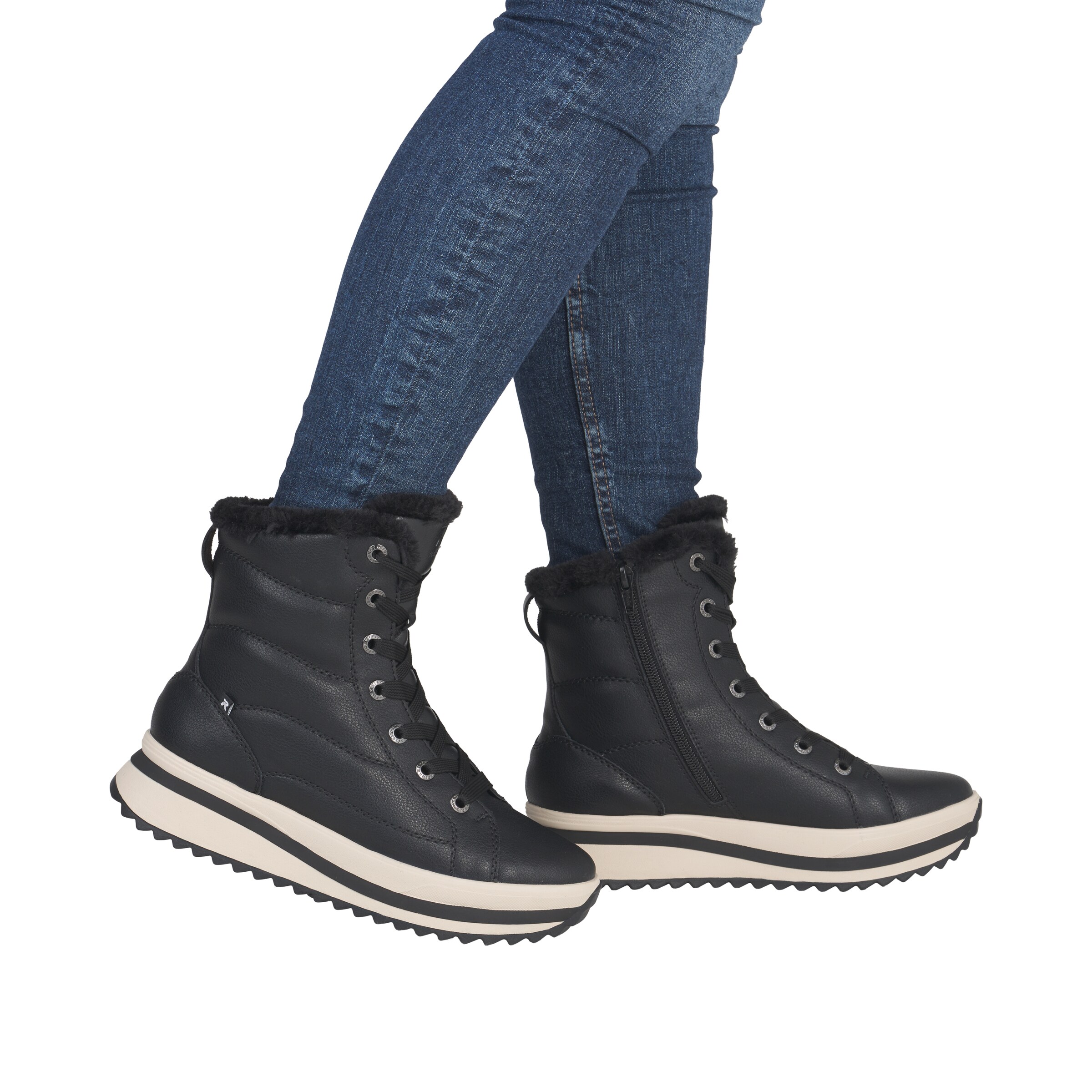 Rieker Snow Boots in Black