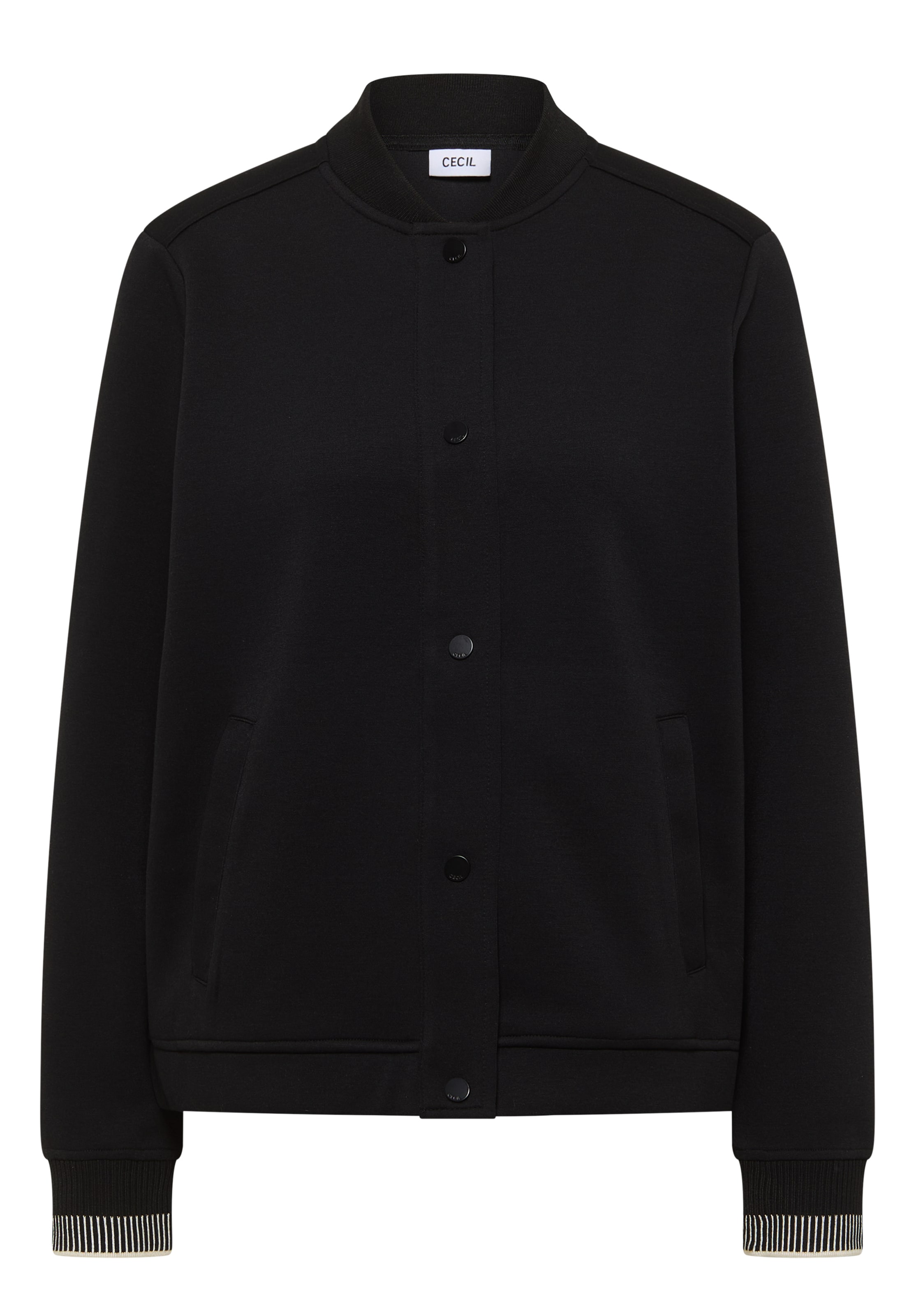 CECIL Jacke in Schwarz: Vorderseite
