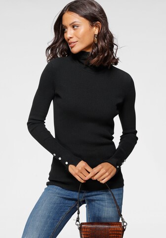 LAURA SCOTT Sweater in Black: front