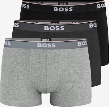 BOSS Boxershorts 'Power Trunks' in Grau: Vorderseite