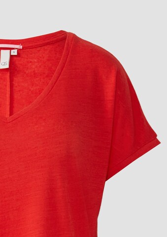 QS T-Shirt in Rot