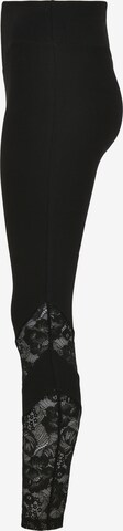 Skinny Leggings de la Urban Classics pe negru