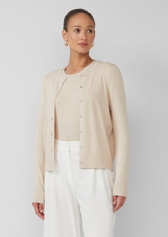 s.Oliver BLACK LABEL Knit cardigan in Beige: front