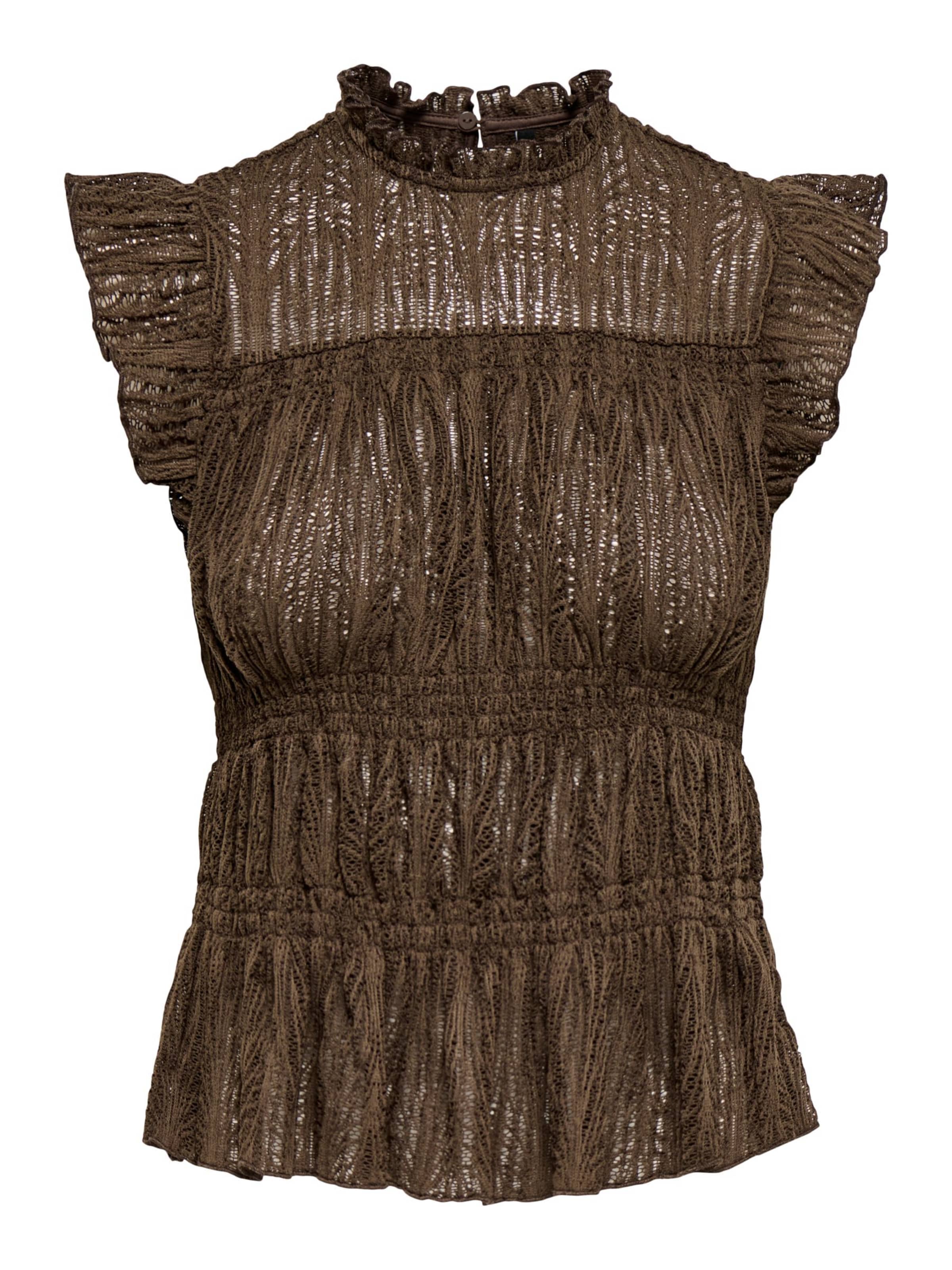 ONLY Bluse 'ONLShaila' in Braun: Vorderseite