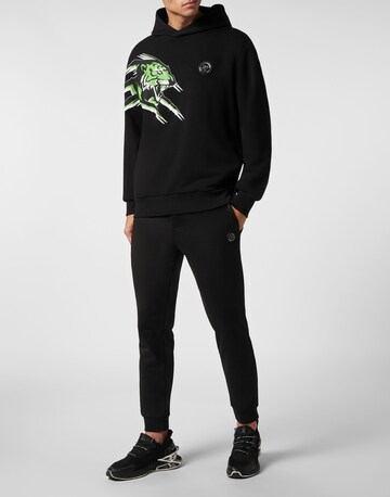 Plein Sport Sweatshirt 'Tiger' in Schwarz