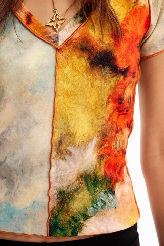 T-shirt Desigual en mélange de couleurs