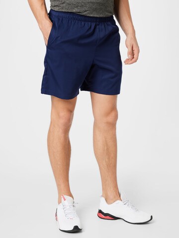 PUMA Regular Workout Pants in Blue: front