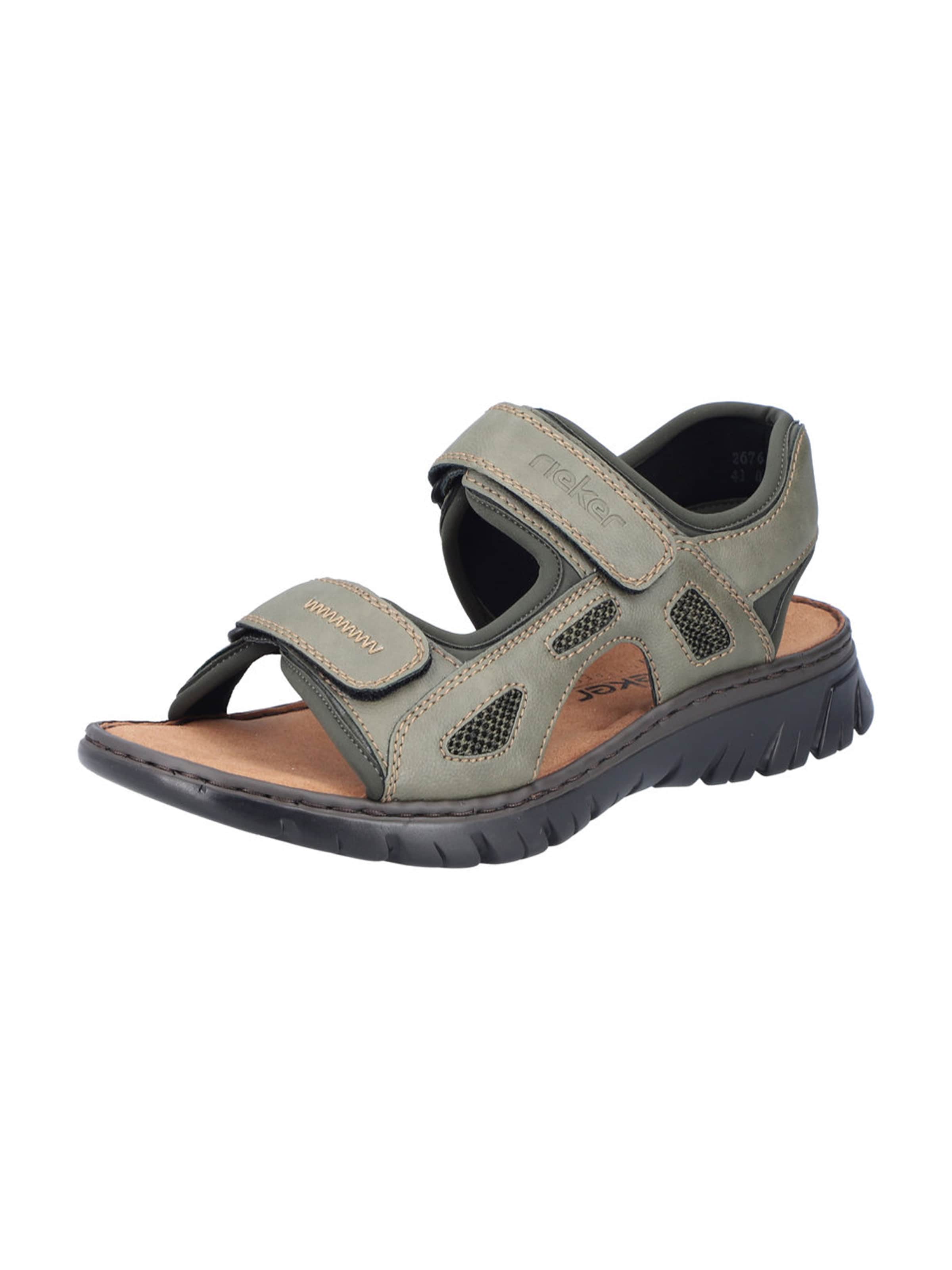 Rieker Túraszandálok - zöld: elől