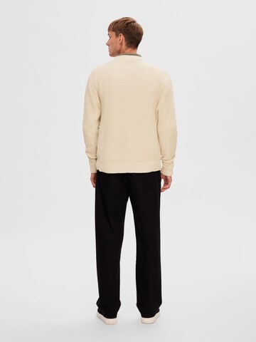 SELECTED HOMME Tröja 'Bert' i beige