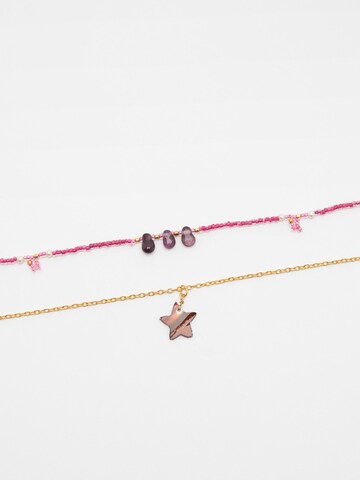 Pull&Bear Necklace in Pink