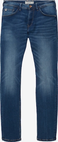 Coupe slim Jean 'Piers' TOM TAILOR DENIM en bleu : devant