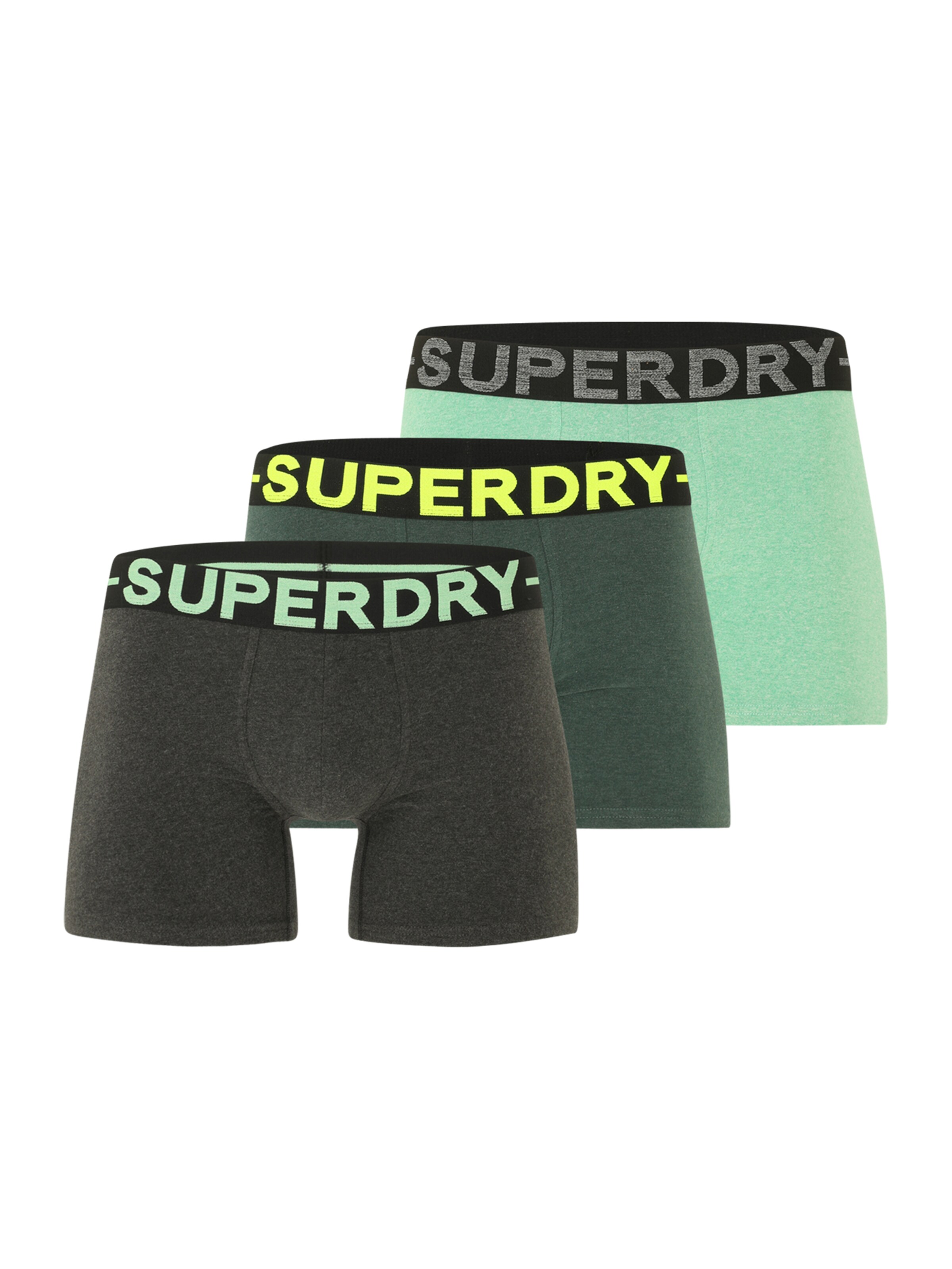 Boxers Superdry en vert : devant