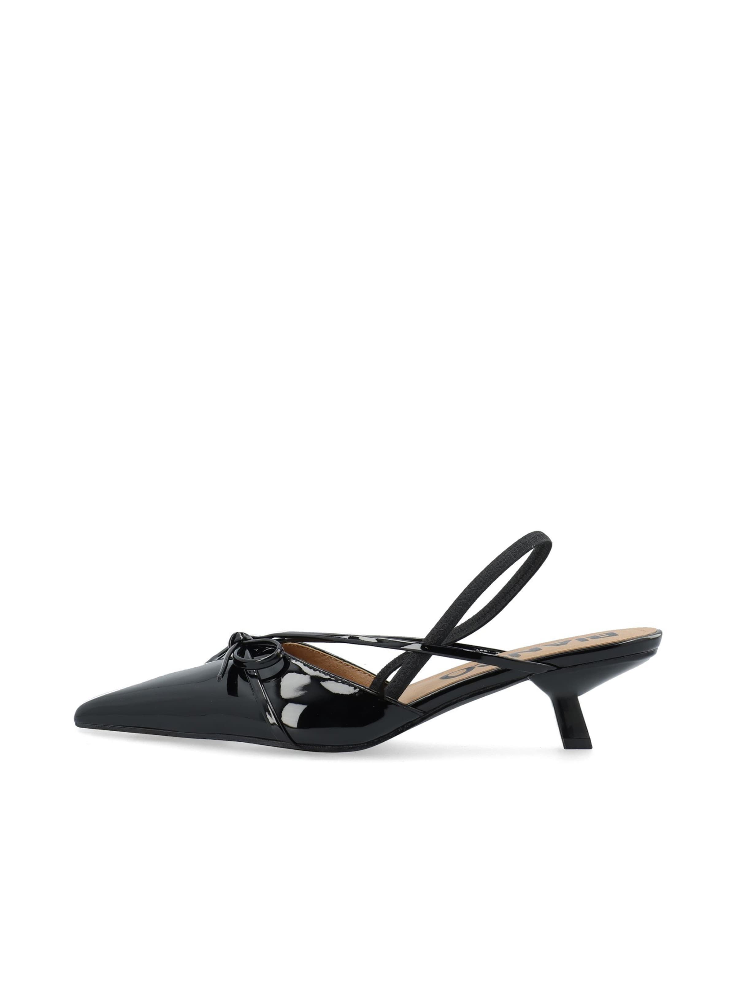 Bianco Γόβες slingback 'Kristin' σε μαύρο: μπροστά