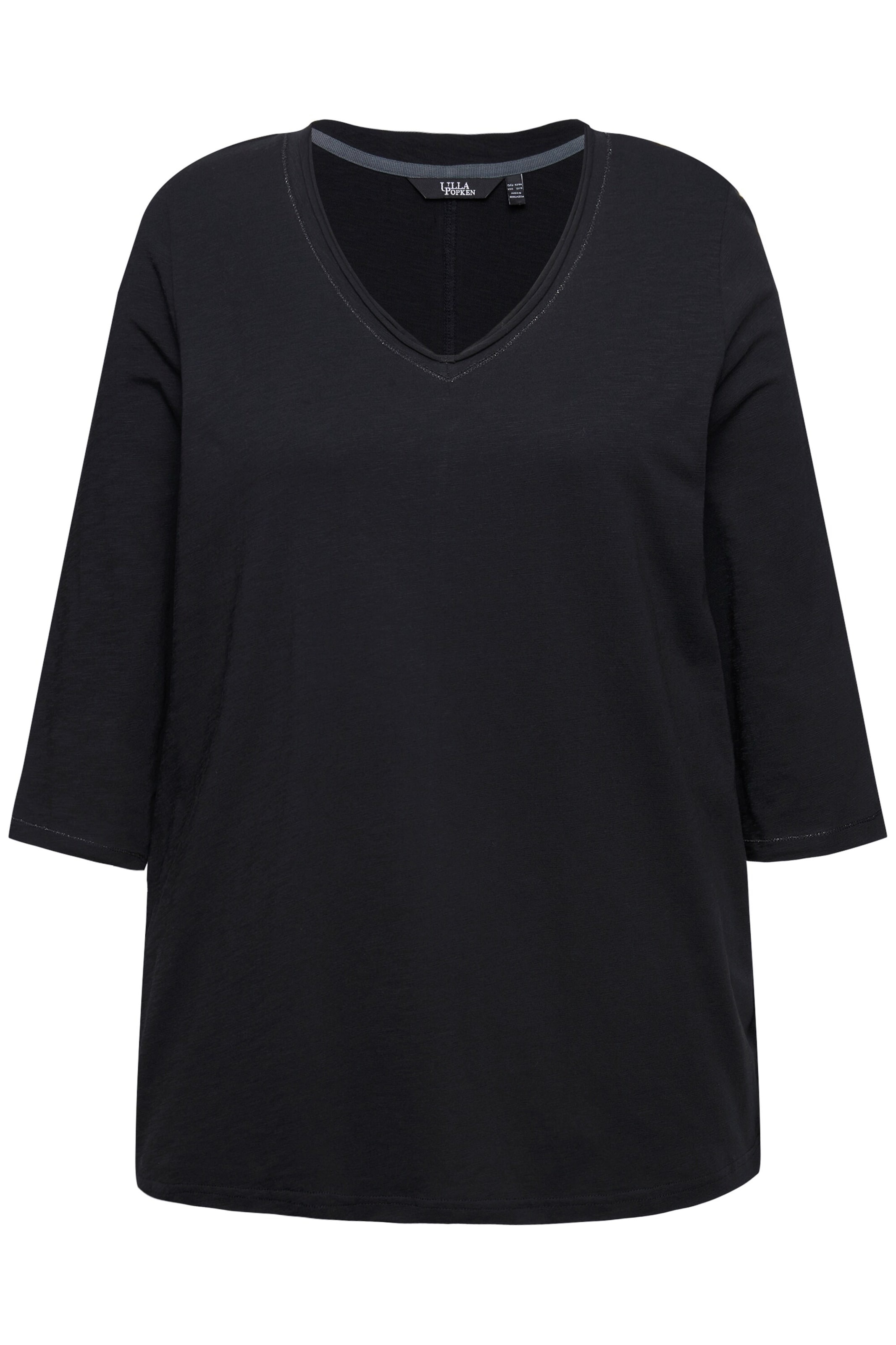Ulla Popken Shirt in Black: front