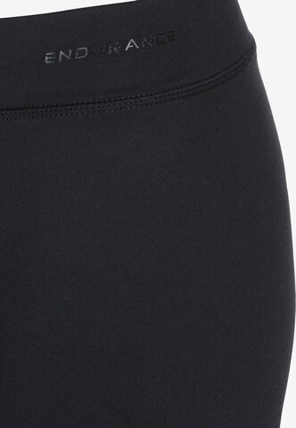 ENDURANCE Skinny Workout Pants 'Metry' in Black