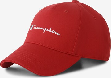 Champion Authentic Athletic Apparel Cap in Red: front