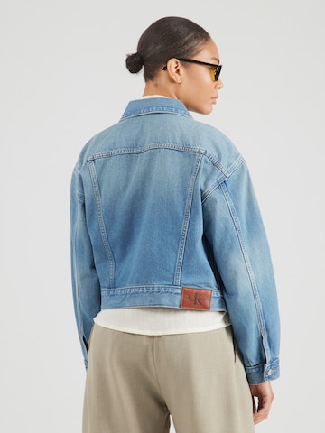 Calvin Klein Jeans Prehodna jakna | modra barva: zadnja stran