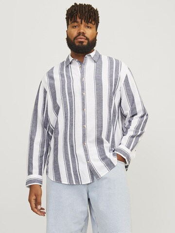 JACK & JONES Comfort fit Overhemd in Grijs: voorkant