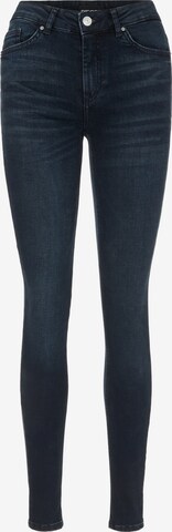 PIECES Skinny Jeans 'Delly' in Blue: front