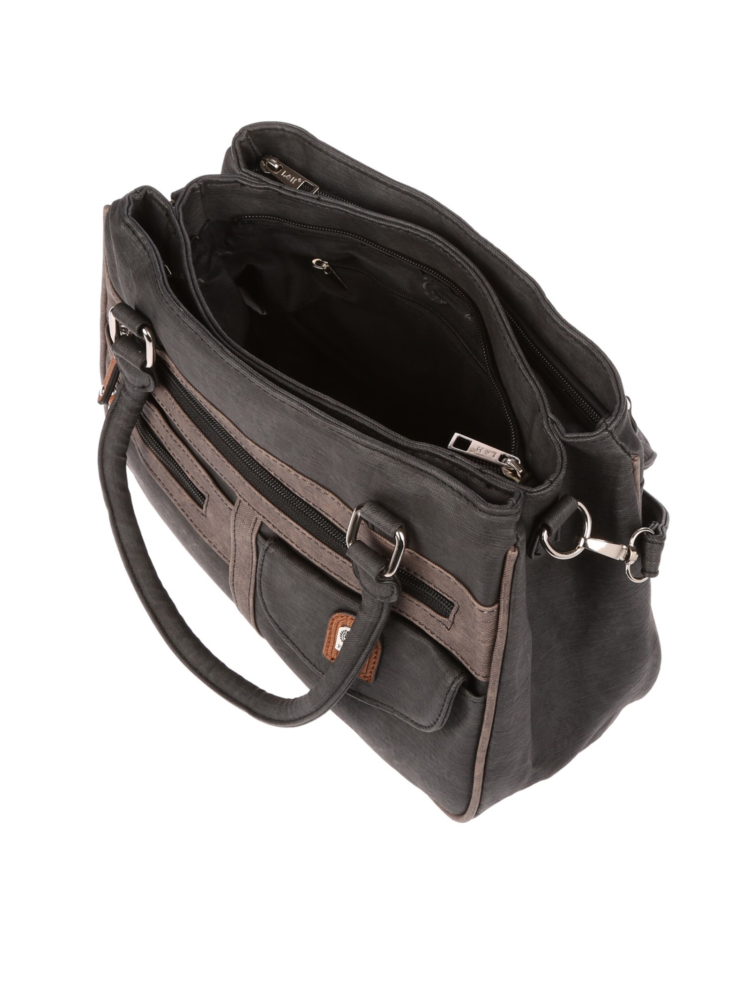 Christian Wippermann Handtasche 'Große Damen Tasche Umhängetasche Schultertasche'‌‌‌‌‌‌‌‌‌‌ in Grau