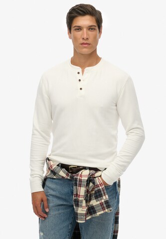 T-Shirt Superdry en beige : devant