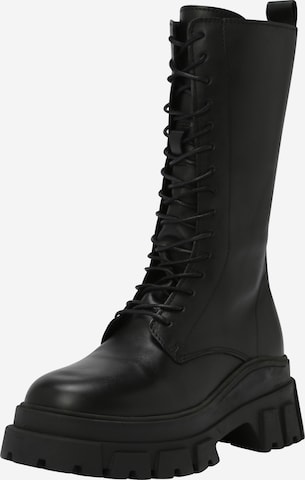 Bottes à lacets 'Cora' LeGer by Lena Gercke en noir : devant