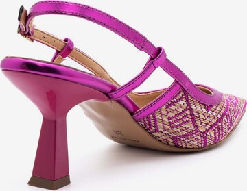 KAMMI Slingback Pumps in Purple